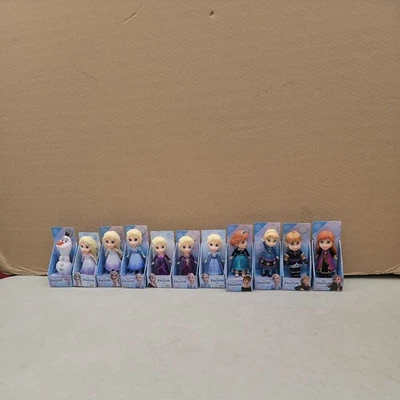 Disney Frozen  Mini Elsa, Anna, Kristoff, Olaf- (11)New❄️ new never used - Image 1 of 4
