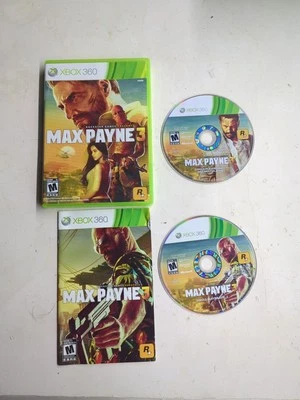 Max Payne 3 (Microsoft Xbox 360, 2012) Manual Included - Изображение 1 из 4