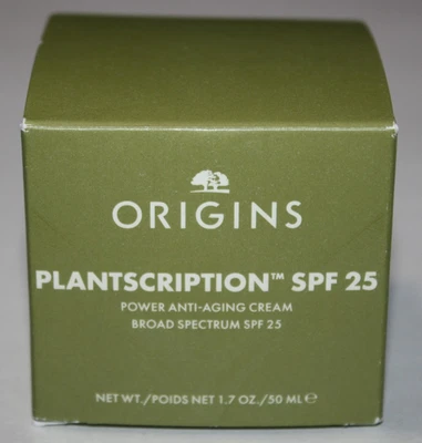 Origins Plantscription SPF 25 Power Anti-Aging Oil Free Cream 1.7 oz/ 50 mL New - Image 1 of 4