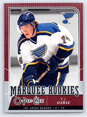 2008-09 O-Pee-Chee Marquee Rookies TJ Oshie #790 Rookie RC - Image 1 of 2