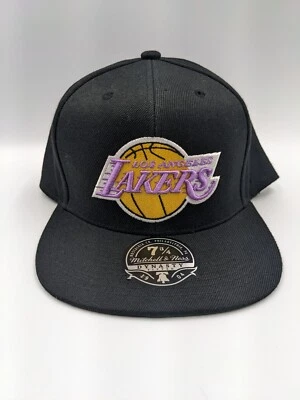 Mitchell & Ness Los Angeles Lakers Fitted Hat NWT Size 7 3/4 - Image 1 of 4