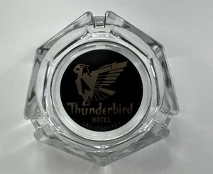 Vintage Thunderbird Hotel Las Vegas Nevada Glass Ashtray 1552 - Picture 1 of 7