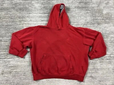 Starter Hoodie Mens Large Red Pullover Long Sleeve Cotton Blend - Image 1 of 4