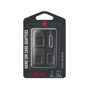 Sim Karten Adapter Set für Handy Tablet Simadapter + Nadel nano, micro, mini - Zdjęcie 1 z 4