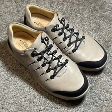Men’s 9.5 M Samuel Hubbard Open Road Walking Shoes Gray Real Leather Sneakers