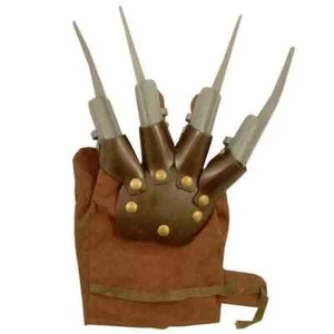 Halloween Freddy Krueger Claw Glove Fancy Dress Scary Hand Film Costume Prop - Picture 1 of 1