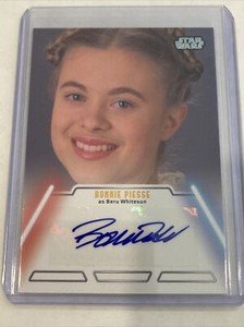 2013 Topps Star Wars Jedi Legacy Bonnie Piesse As Beru Whitesun Autograph Card