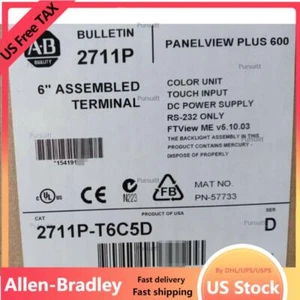 AB 2711P-T6C5D PanelView Pl 600 Factory Sealing US Free Tax - Picture 1 of 4