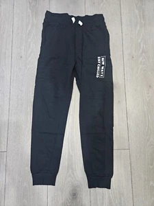 H&M Lightweight Black Joggers Sweats Elastic Waist size 11/12 - Picture 1 of 5
