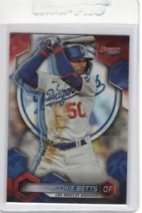 MOOKIE BETTS 2023 BOWMAN'S BEST WAVE REFRACTOR #52 - Foto 1 di 2