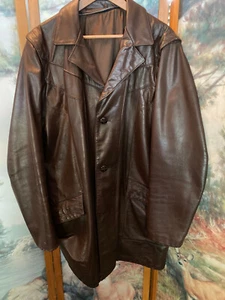 Ledermantel Herren Markenlos XL - Bild 1 von 7