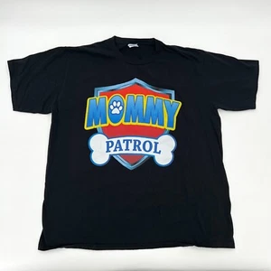 Paw Patrol Shirt mens Extra Large Black Graphic Tee T-Shirt TV Kids Cartoon - Picture 1 of 9