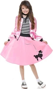 Charades Costumes CH00513-M Child Bubble Gum Pink Poodle Skirt Size Medium - Picture 1 of 1