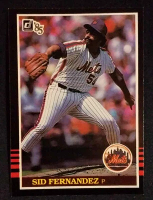 1985 Donruss #563 Sid Fernandez New York Mets NM-MINT - Image 1 of 2