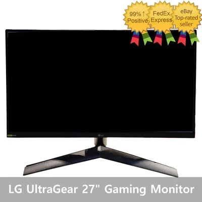 LG 27GS60F Ultra Gear 27" Gaming Monitor FHD 180Hz IPS 1ms(GtG) HDR10 - Tracking - Image 1 of 3