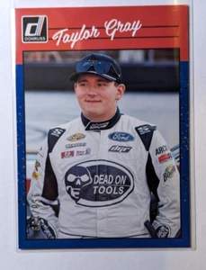 2023 DONRUSS RACING RETRO 1990 NAVY BLUE TAYLOR GRAY 158/199 - Picture 1 of 2