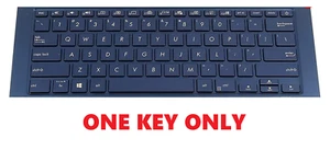 Teclado Asus Zenbook UX434F EE. UU. tapa de una tecla + bisagra 0KNB0-2829US00 genuino - Imagen 1 de 10