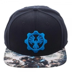 OFFICIAL GEARS OF WAR 4 - PHOENIX OMEN SYMBOL SNAPBACK CAP CON VISERA IMPRESA - Imagen 1 de 4