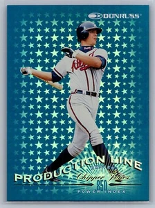 /850 1997 Donruss - Production Line Blue Chipper Jones #7 - HOF NM-MT - Picture 1 of 2