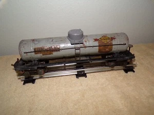 Lionel Vintage Original 2755 Sunoco tank car hard to find gray version 1941-42 - Picture 1 of 3