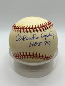 Orlando Cepeda HOF 99 Giants Signed Autograph OMLB Baseball Beckett BAS *14 - Picture 1 of 2