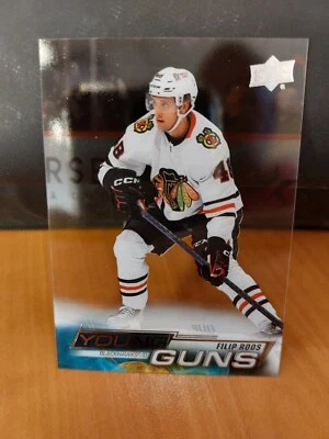 2022-2023 Filip Roos Clear Cut Young Guns Chicago Blackhawks Short Pr Case Hit - Image 1 of 2