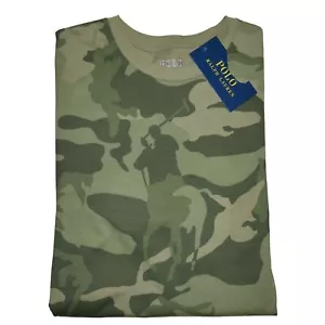 Polo Ralph Lauren Men's Size L Pony T-Shirt Camouflage Army Green - Picture 1 of 9