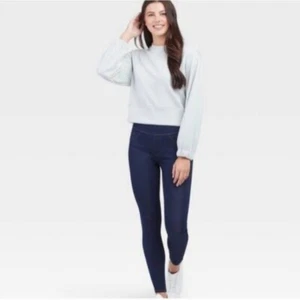Leggings donna skinny denim Assets by Spanx nuovi con etichetta taglia small - Foto 1 di 12