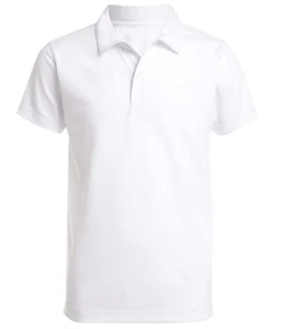 Chaps Boys School Uniform Sensory-Friendly Short Sleeve Performance Polo XXS 4/5 - Picture 1 of 2