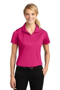 Sport-Tek LST650 Ladies Polyester Short Sleeve Micropique Sport Wick Polo Shirt - Picture 1 of 20