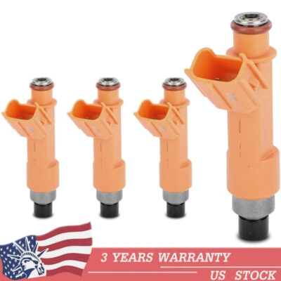 Juego de 4 inyectores de combustible para Toyota Camry 2003-2011 2010-2012 Lexus HS250h 2,4 L L4 Foto 1 de 4