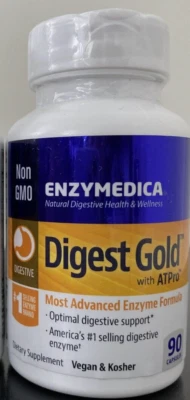 Enzymedica Digest Gold ATPro Optimal Digestive Enzyme Support, 90 ct Exp 12/25 Foto 1 de 2