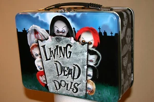 LUNCH BOX LIVING DEAD DOLLS LDD MEZCO METAL NEW - Picture 1 of 8
