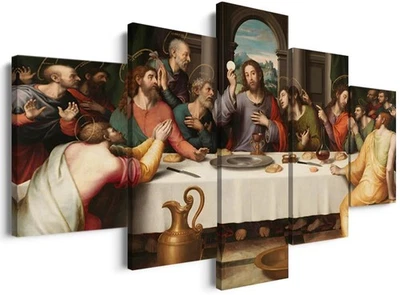 YOUHONG 5 Peças Jesus Estampas em Lona Arte de Parede Clássica Moderna A Última Ceia F... - Imagem 1 de 4