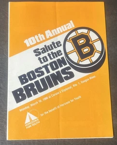 10º Saludo Anual a los Boston Bruins - Diplomático de Caruso Saugus 10 de marzo de 1980 - Imagen 1 de 21