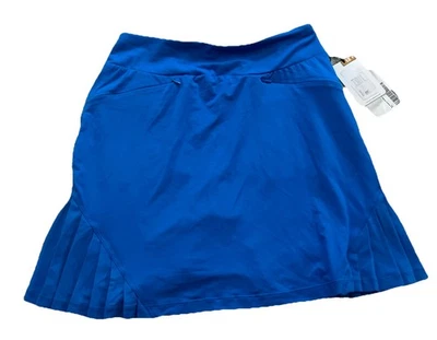 Saia curta atlética pickleball tênis plissado lateral cauda XS - Imagem 1 de 2