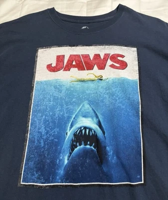 Universal Studios Jaws “Duh! Duh! Duh!” Graphic Movie 2XL T Shirt - Shark Beach - Image 1 of 4