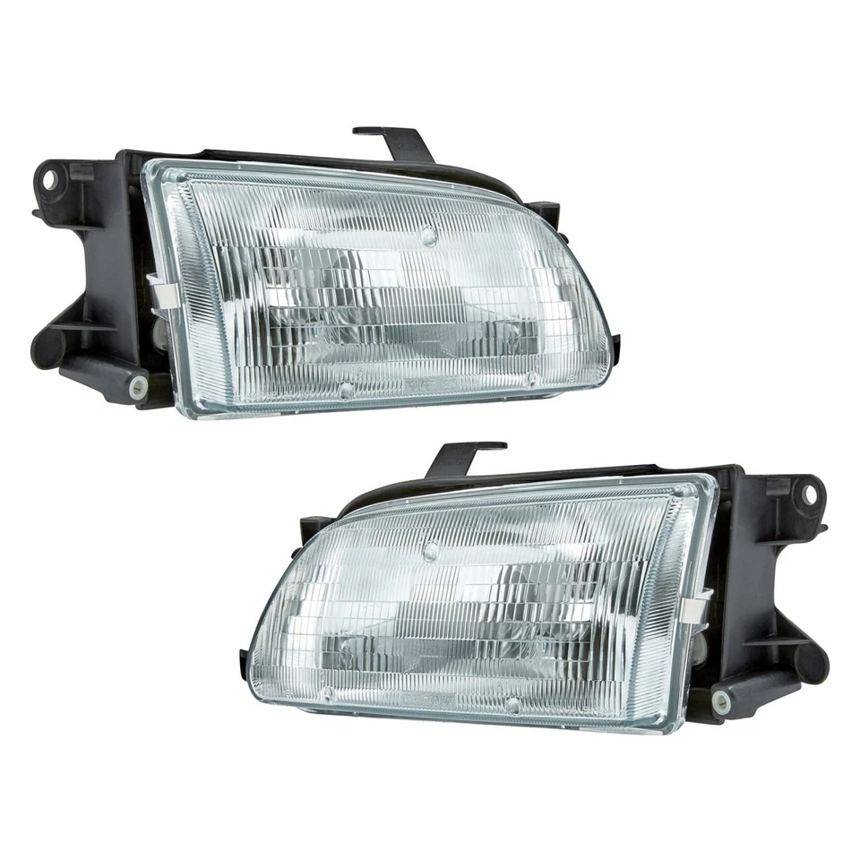For Toyota Tercel 95-96 Headlight Set Driver & Passenger Side Replacement Foto 1 de 1