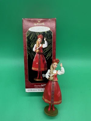 Hallmark Keepsake Adorno de Navidad Muñecas Barbie Rusas del Mundo 1999 Foto 1 de 3