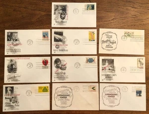 E4529: (10) 1960's US FDC Tagged, Boerger; Brookman: $500 - Picture 1 of 5