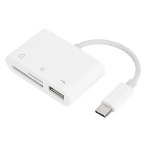 Usb‑C To Sd/Tf Card Camera Reader Adapter Converter Multi‑Function Memory DE - Zdjęcie 1 z 15