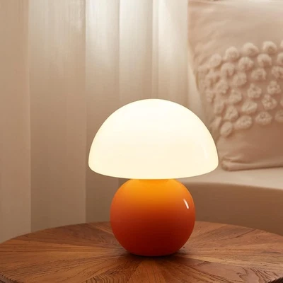 Mushroom Lamp Table Lamp for Bedroom, Desk Bedside Small Lamps for Living Room  - Image 1 of 4