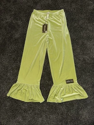 Pantalones con volantes grandes de terciopelo Orchard Heart to Heart para niñas Matilda Jane talla 10  Foto 1 de 4