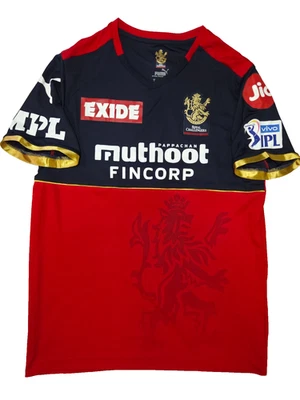 Camiseta de críquete Puma RCB Royal Challengers Bangalore tamanho grande leve - Imagem 1 de 4