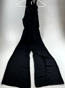 Nordstrom Leith Womens Wide-Leg Jumpsuit Chic Stylish NWT $79 Blk Med - Picture 1 of 12