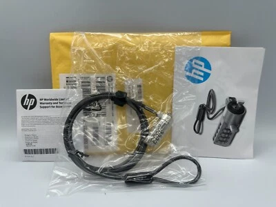 Brand new HP 4FT Combination Lock Security Cable T0Y16AA Black Factory sealed - Image 1 of 4