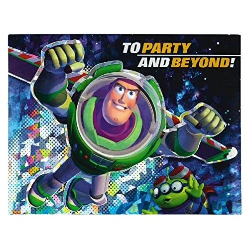 Tarjeta de invitación de fiesta Amscan Disney Toy Story (8 piezas), multicolor, 4 3/4" x 6 Foto 1 de 1