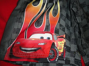 Small 5/6 Lightning McQueen Swim Suit NWT Disney Stores Free Ship - Picture 1 of 3