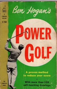 Vtg Ben Hogan's POWER GOLF Cardinal Edition C-358 2nd print 1960 - Imagen 1 de 4