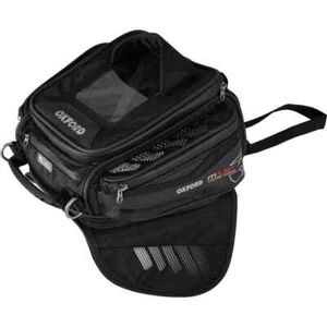 OXFORD M15R MAGNETIC TANK BAG 15L BLACK SAT-NAV MAP HOLDER MOTORCYCLE LUGGAGE - Picture 1 of 4